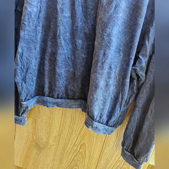 We The Free Slate Blue Sweatshirt Free People - Picture 4 of 4